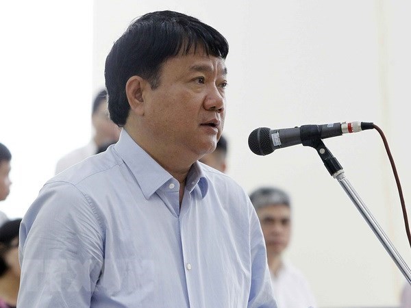 Bị cáo Đinh La Thăng. (Ảnh: Văn Điệp/TTXVN)