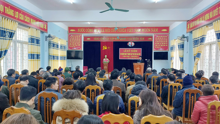 Toàn cảnh buổi lễ kỷ niệm.