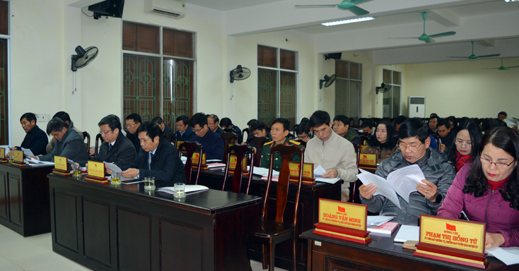 Các đại biểu dự hội nghị.