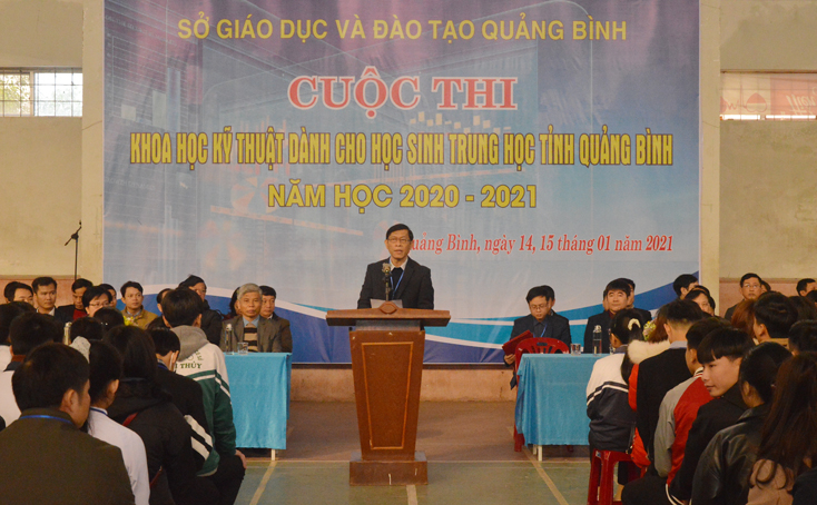  Lễ khai mạc cuộc thi KHKT dành cho học sinh trung học cấp tỉnh.