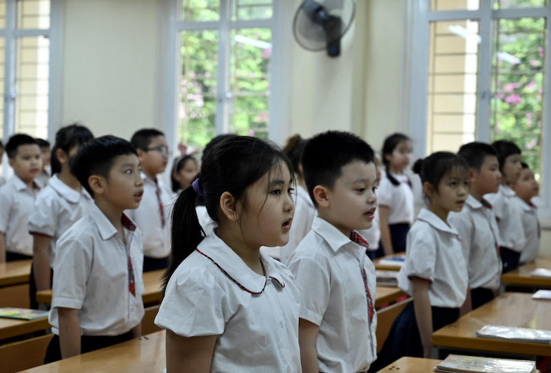 Học sinh tiểu học (Ảnh: DUY LINH) 