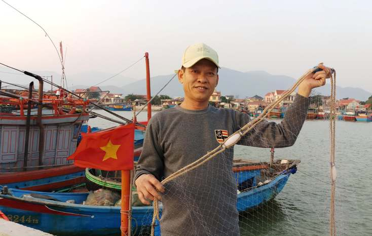 Ngư dân Nguyễn Minh Đức.