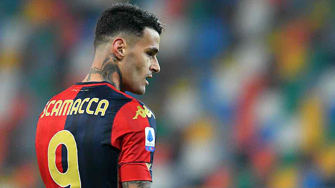  Chân sút trẻ Scamacca của Genoa đang trong tầm ngắm của Juve