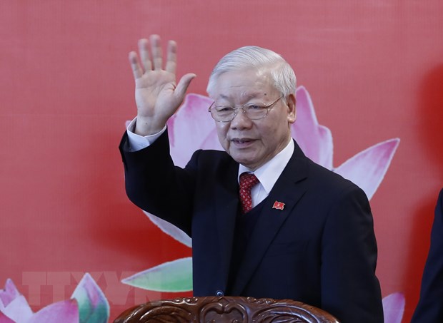 Đồng chí Nguyễn Phú Trọng, Tổng Bí thư Ban Chấp hành Trung ương Đảng khóa XIII, Chủ tịch nước CHXHCN Việt Nam. (Nguồn: TTXVN)