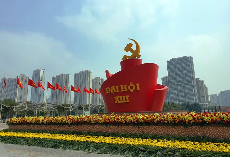 Trung tâm hội nghị quốc gia Mỹ Đình trong những ngày Đại hội