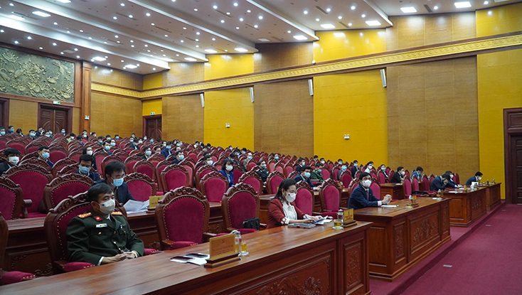 Các đại biểu dự hội nghị.
