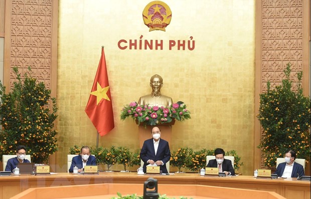 Thủ tướng Nguyễn Xuân Phúc phát biểu. (Ảnh: Thống Nhất/TTXVN)