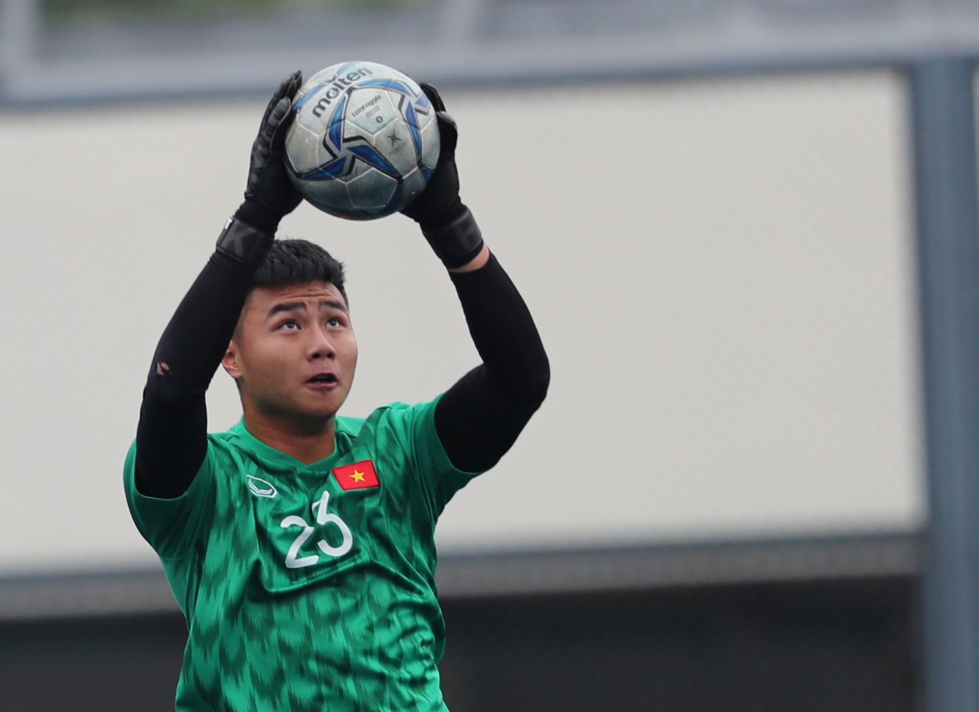 Văn Toản là lựa  chọn số 1 cho khung thành đội U22 Việt Nam