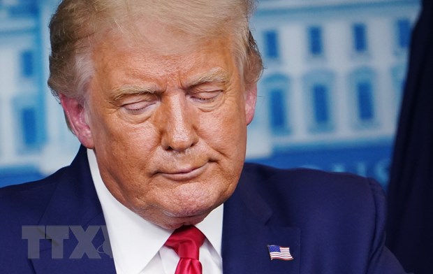 Ông Donald Trump lúc đương nhiệm Tổng thống Mỹ. (Ảnh: AFP/TTXVN)