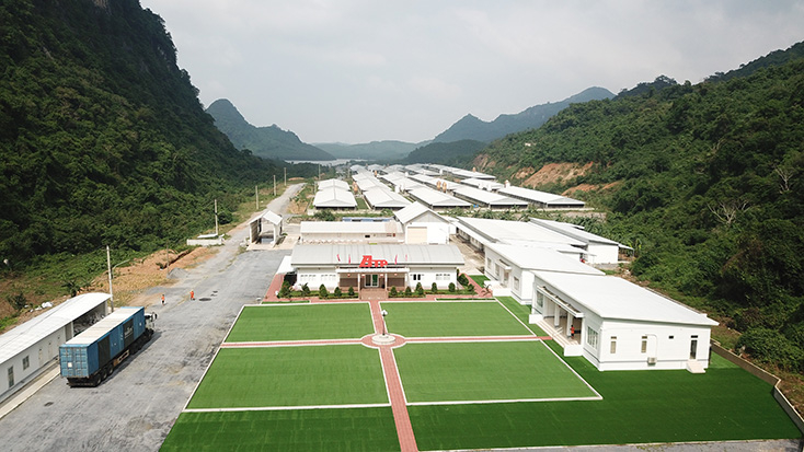 Toàn cảnh Công ty TNHH chăn nuôi Buntaphan Quảng Bình.