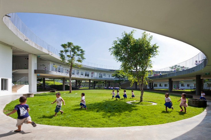 Một trong số những công trình kiến trúc mang phong cách kiến trúc xanh của Võ Trọng Nghĩa. Nguồn: Vo Trong Nghia Architects