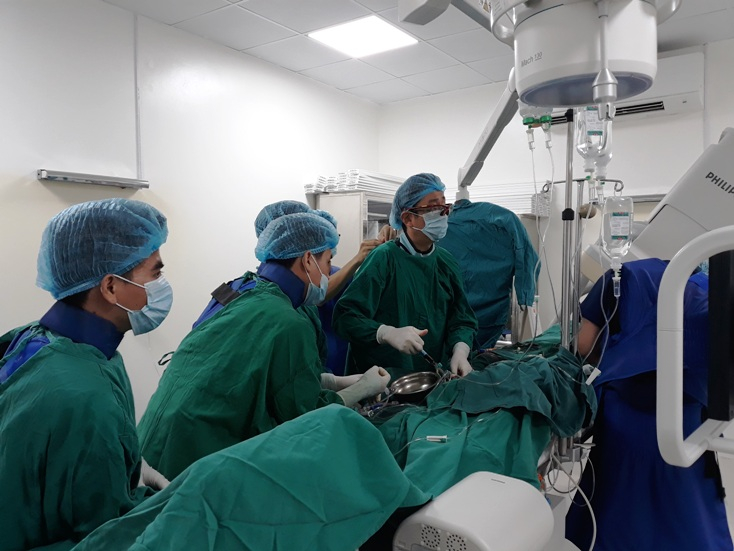 Nhiều trường hợp mắc bệnh lý tim mạch phức tạp được cấp cứu, điều trị kịp thời tại bệnh viện mà không phải chuyển tuyến như trước đây.