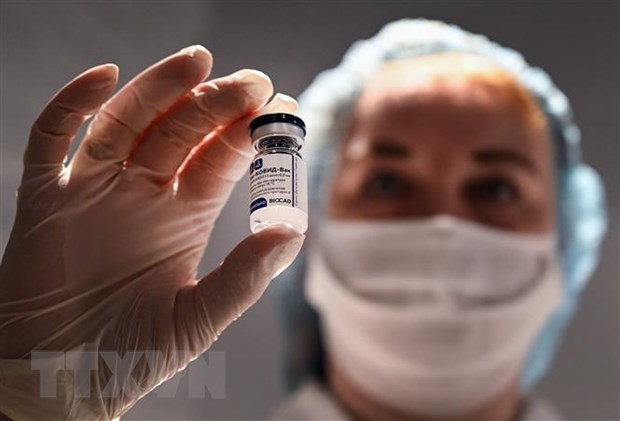 Vắcxin Sputinik V ngừa COVID-19 của Nga. (Ảnh: AFP/TTXVN)