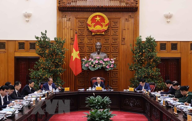 Thủ tướng Nguyễn Xuân Phúc phát biểu. (Ảnh: Thống Nhất/TTXVN)