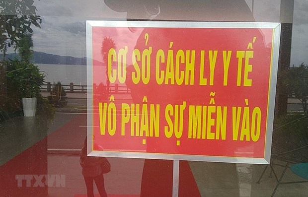 Khu vực cách ly. (Ảnh: Thanh Vân/TTXVN)
