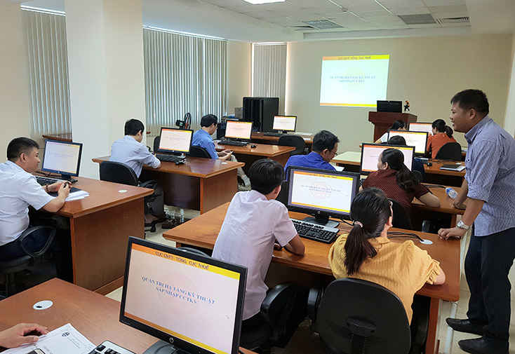 Tập huấn công tác quản trị hạ tầng kỹ thuật sẽ giúp đội ngũ cán bộ thuế nâng cao hiệu quả công tác quản lý thuế.