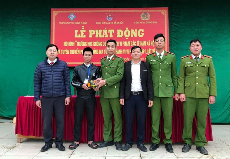 Công an TX. Ba Đồn phát động mô hình  