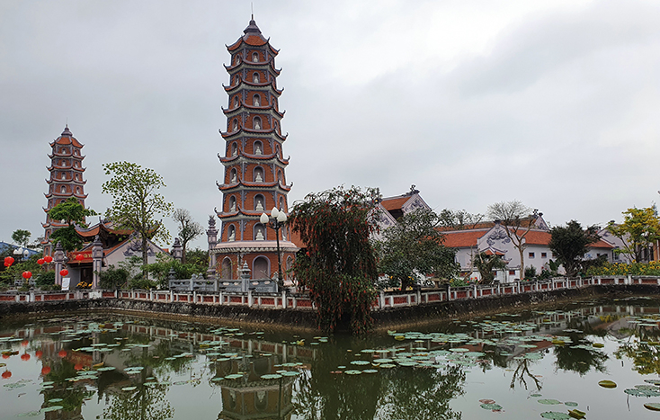 Chùa Hoằng Phúc hiện đã có tên trong bản đồ du lịch tâm linh của cả nước.