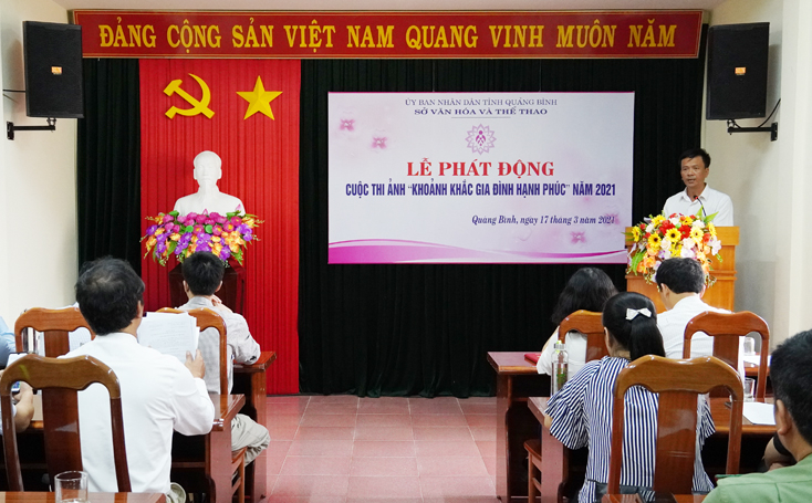  Đại diện Ban tổ chức công bố thể lệ cuộc thi