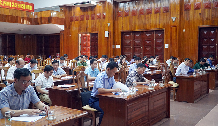 Các đại biểu dự hội nghị.