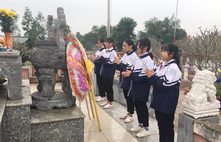 Học sinh Trường THCS Đức Ninh tích cực tham gia các hoạt động  