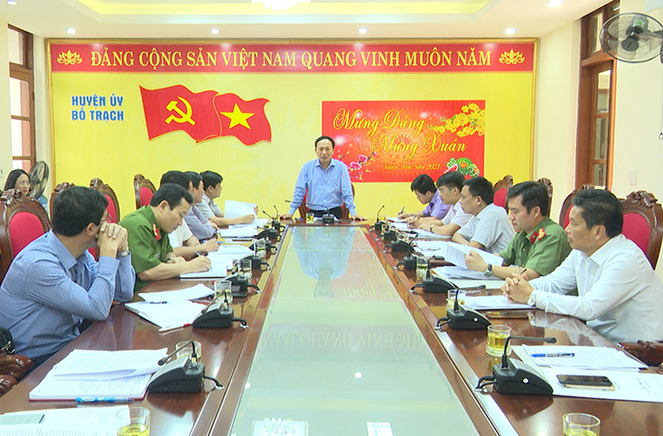 Đồng chí Trần Hải Châu, Phó Bí thư Thường trực Tỉnh ủy, Chủ tịch HĐND tỉnh kết luận buổi làm việc.