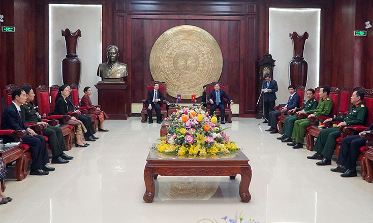 Toàn cảnh buổi tiếp.