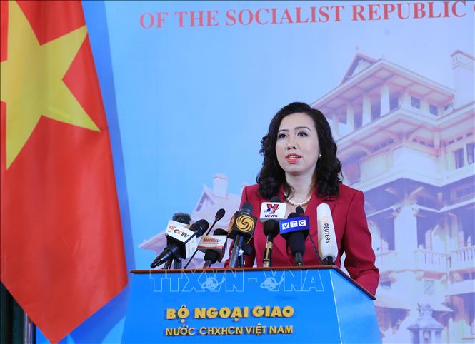  Người phát ngôn Bộ Ngoại giao Lê Thị Thu Hằng. Ảnh: Lâm Khánh/TTXVN