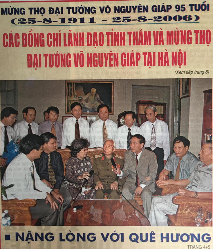 Bức ảnh chuyển qua internet đăng trên số báo ra ngày 25-8-2006.