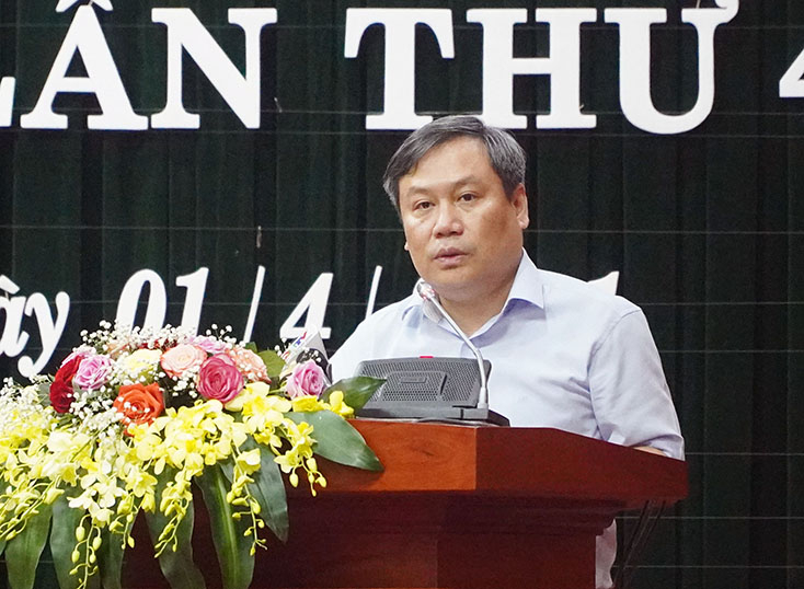 Đồng chí Bí thư Tỉnh ủy Vũ Đại Thắng: Tập trung chỉ đạo, lãnh đạo toàn diện, quyết liệt trên tất cả các lĩnh vực.