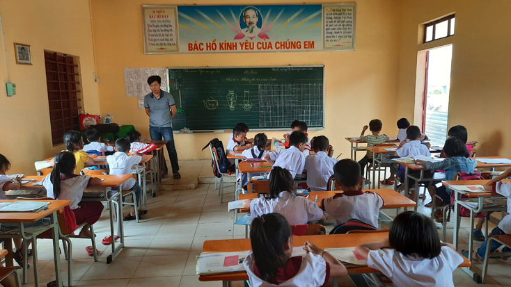 Công trình đưa vào sử dựng góp phần cải thiện điều kiện dạy và học cho Trường tiểu học Quảng Minh A.
