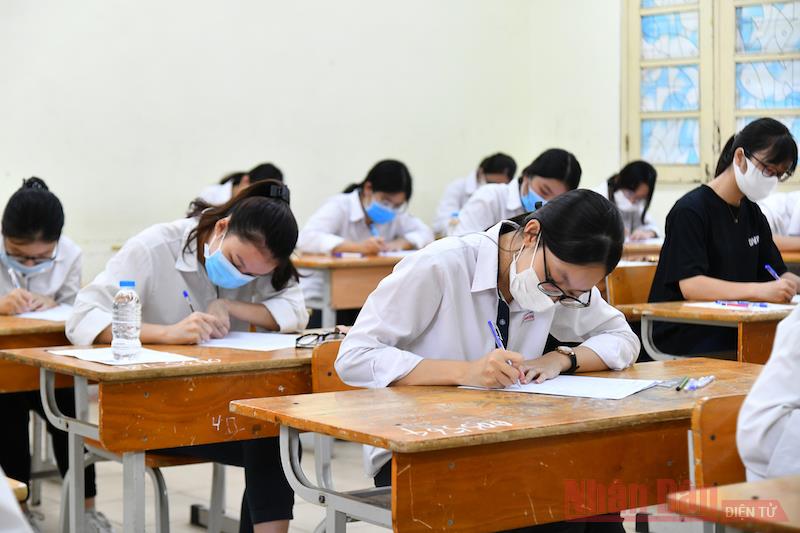  Thí sinh kỳ thi Tốt nghiệp THPT 2020. Ảnh: THUỶ NGUYÊN