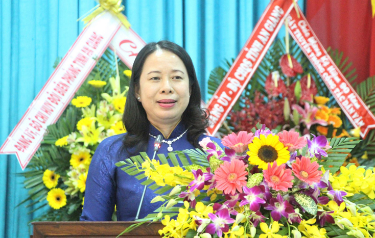 Tân Phó Chủ tịch nước Võ Thị Ánh Xuân. Ảnh: TTXVN.
