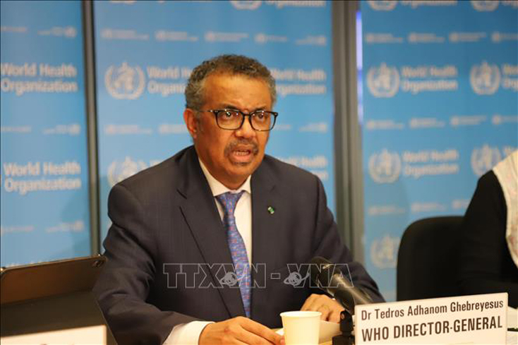 Tổng Giám đốc Tổ chức Y tế thế giới Tedros Adhanom Ghebreyesus. Ảnh: THX/TTXVN