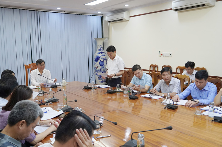 Đồng chí Trưởng Ban QL-KKT tình hình kinh tế-xã hội quý I-2021 và kế hoạch triển khai nhiệm vụ trọng tâm tiếp theo trong năm 2021 của Ban.