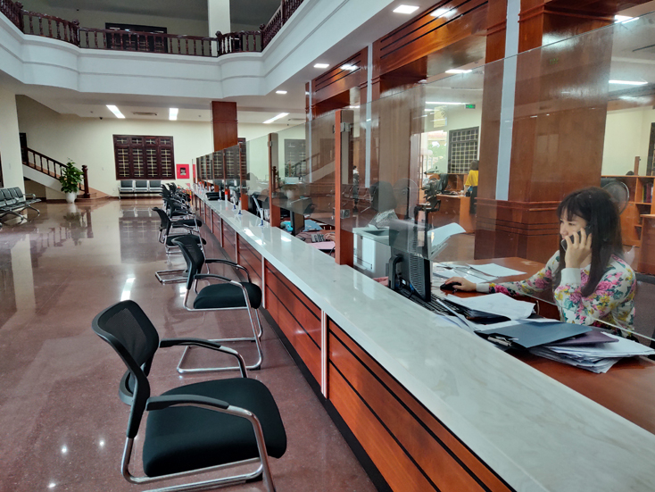 Nhờ thực hiện hiệu quả DVCTT, các giao dịch trực tiếp tại KBNN giảm đáng kể.