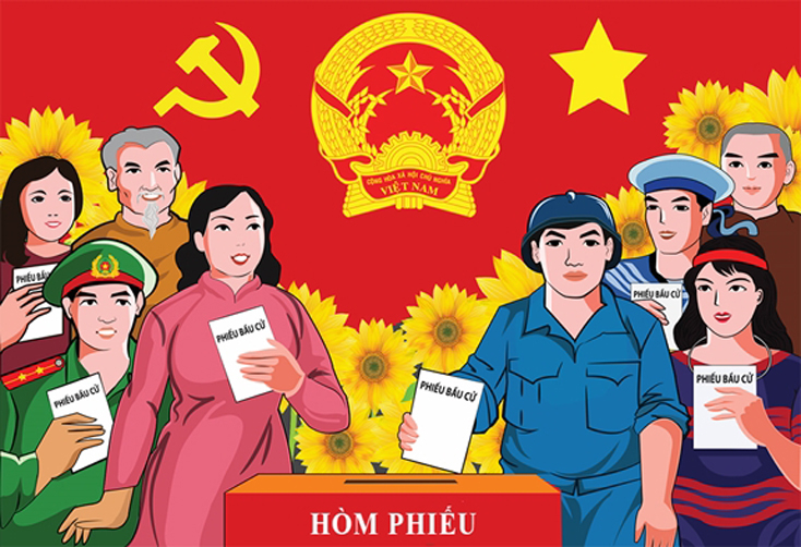 Nêu cao cảnh giác trước những chiêu bài phá hoại cuộc bầu cử đại biểu Quốc hội và đại biểu HĐND nhiệm kỳ 2021-2026 là yêu cầu cấp bách với nhân dân nói chung và mỗi cử tri nói riêng. Ảnh minh họa: quochoi.vn 