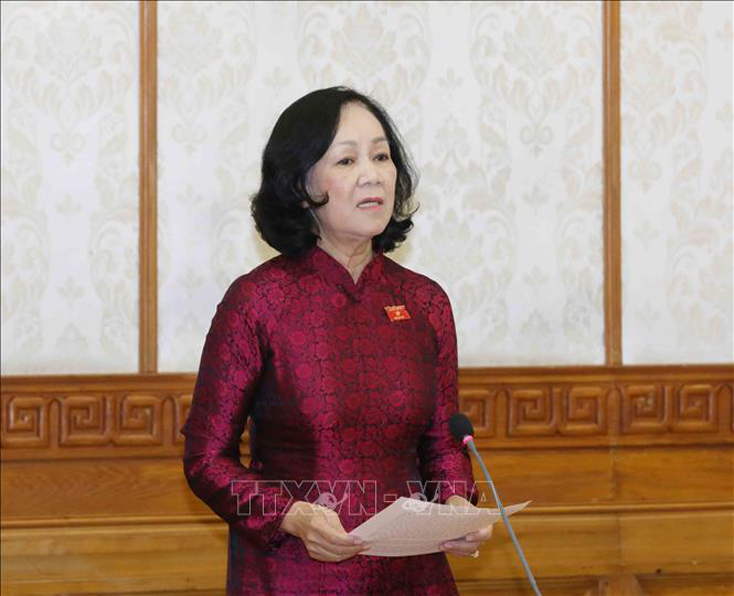 Đồng chí Trương Thị Mai. Ảnh: Phương Hoa/TTXVN