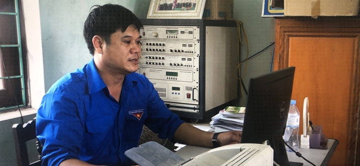  Anh Phạm Quang Trung, Bí thư Đoàn xã Quảng Lộc, TX. Ba Đồn với 30 lần hiến máu tình nguyện