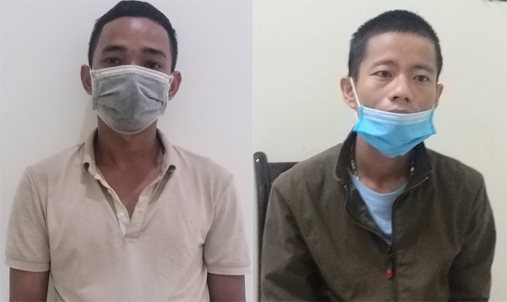 Hai đối tượng bị bắt.