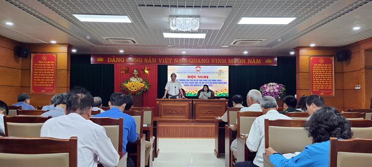 Hội nghị hiệp thương lần thứ ba để lựa chọn, lập danh sách những người đủ tiêu chuẩn ứng cử đại biểu HĐND TP. Đồng Hới khóa XXII, nhiệm kỳ 2021-2026.