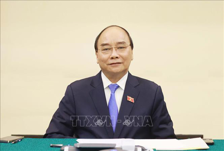 Chủ tịch nước Nguyễn Xuân Phúc. Ảnh: Thống Nhất/TTXVN