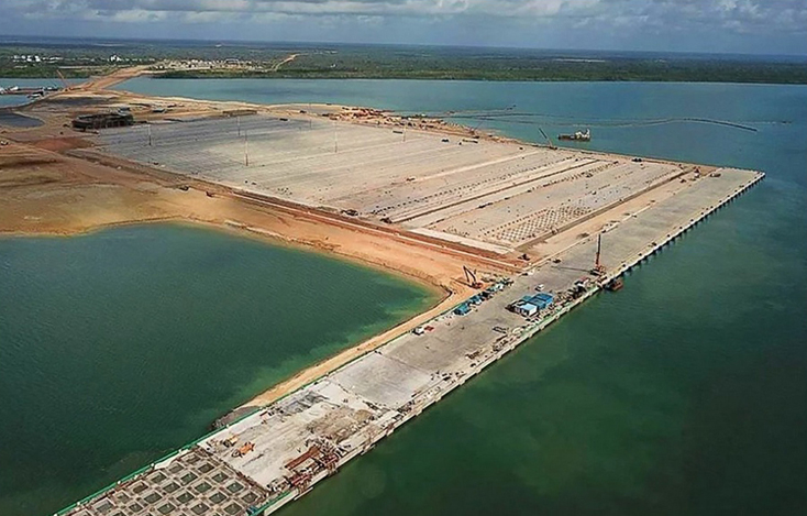 Cảng biển Lamu tại Kenya. Ảnh: SCMP