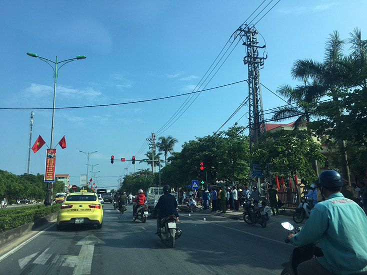 Hiện trường vụ tai nạn