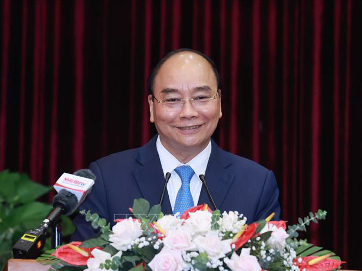 Chủ tịch nước Nguyễn Xuân Phúc. Ảnh: Thống Nhất/TTXVN