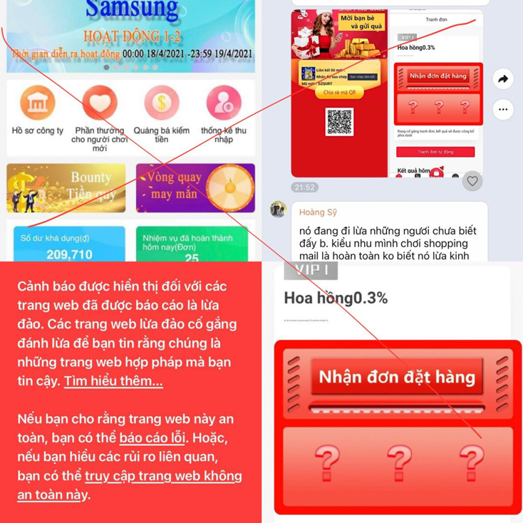 Những trang web lừa đảo tái sinh chỉ sau vài ngày sập trước đó với tên miền khác, nhưng nội dung trang không có gì thay đổi.