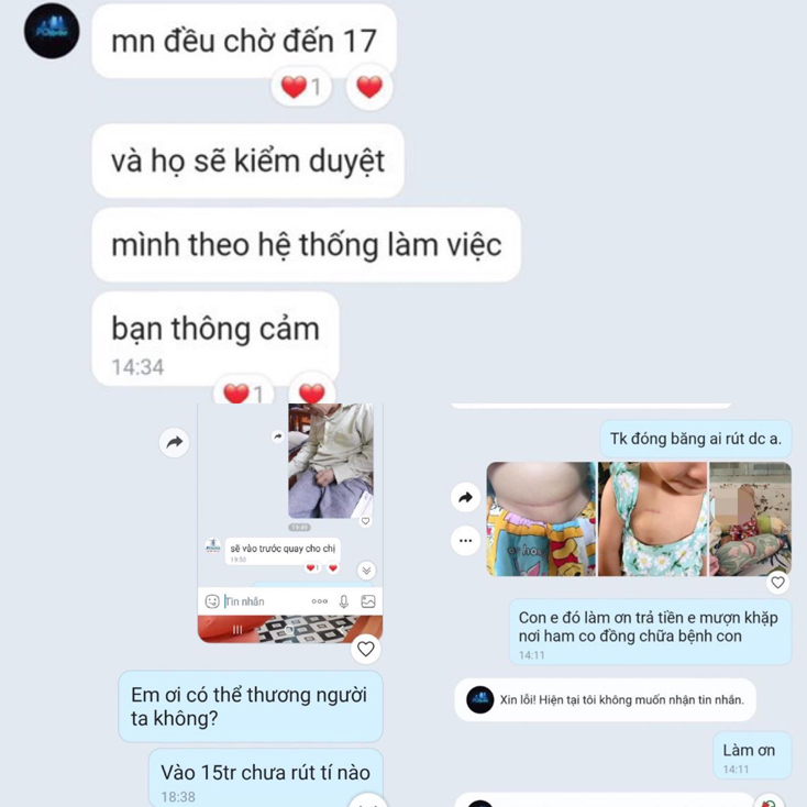 Một nạn nhân của trang web lừa đảo PChome vì muốn có tiền cứu con bị ung thư đã tham gia.
