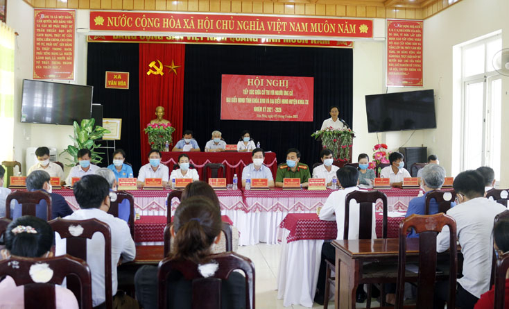  Các ứng cử viên trình bày chương trình hành động tại hội nghị.