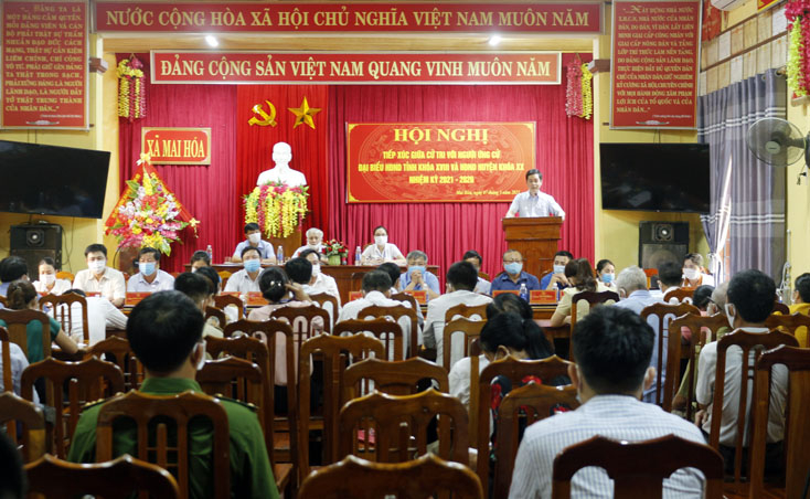 Chương trình hành động của các ứng cử viên đã nhận diện được những thuận lợi, khó khăn tại địa bàn ứng cử.