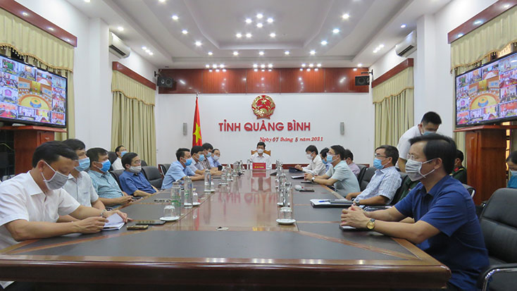 Hội nghị tại điểm cầu Quảng Bình